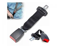 9'' Car Seat Seatbelt Safety Belt Extender Extension Buckle Black Socket 0.85