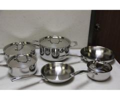 Cookware Set J.A. Henckels International 10-Piece RealClad Tri-ply Stainless Steel