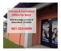 OFFICE SPACE STUDIO FOR RENT. MONTH TO MONTH BAKERSFIELD