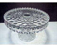 Fostoria American 10" Footed Cake Stand