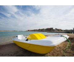 In Miami bay pedal boats for rent $ 150 per day