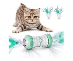 Interactive Cat Feather Toys,Automatic Robotic Cat Toys for Indoor Cats