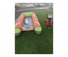 Saturn Boxy Inflatable Dinghy Boat (with motors & extras)